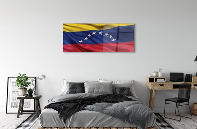 Glass print Venezuela flag