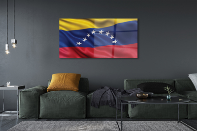 Glass print Venezuela flag