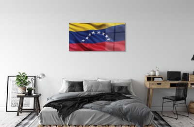 Glass print Venezuela flag