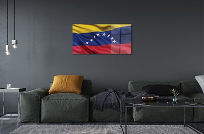 Glass print Venezuela flag