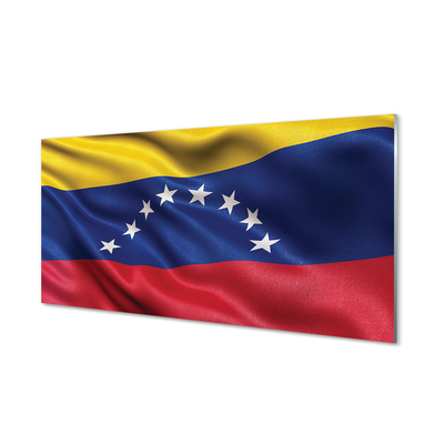 Glass print Venezuela flag