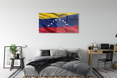 Glass print Venezuela flag