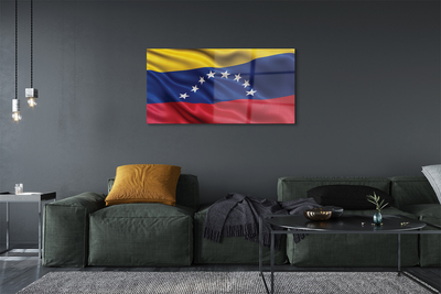 Glass print Venezuela flag