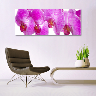 Glass Print Flowers floral pink