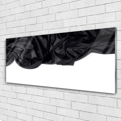 Glass Print Cashmere art black white