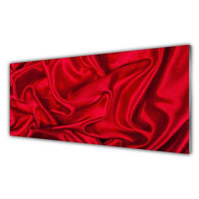 Glass Print Cashmere art red