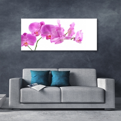 Glass Print Flowers floral pink