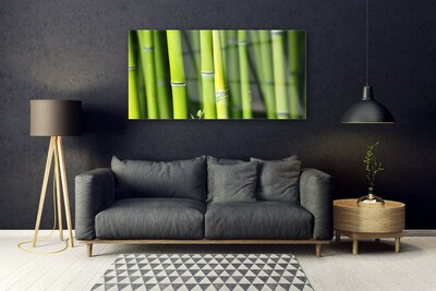 Glass Print Bamboo nature green