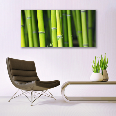 Glass Print Bamboo nature green