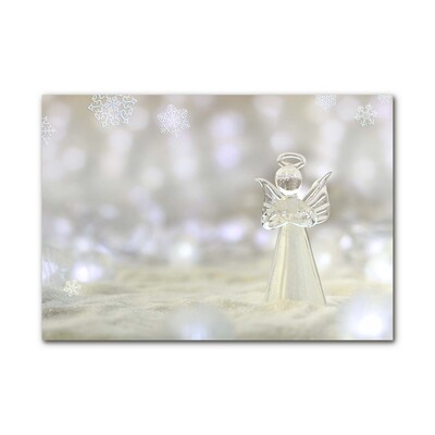 Glass Print Holy Angel Glass Ornament