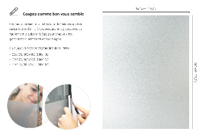 Privacy window film frosted