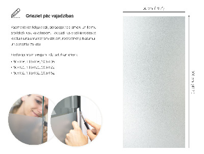 Privacy window film frosted