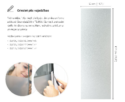 Privacy window film frosted