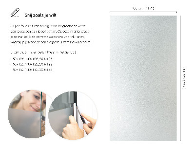 Privacy window film frosted