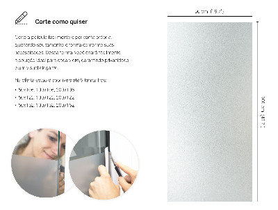 Privacy window film frosted