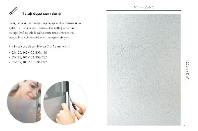 Privacy window film frosted