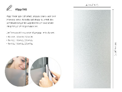 Privacy window film frosted