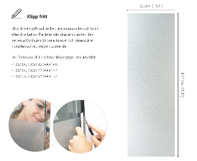 Privacy window film frosted