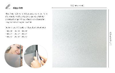 Privacy window film frosted