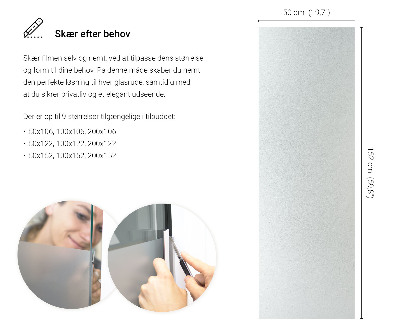 Privacy window film frosted