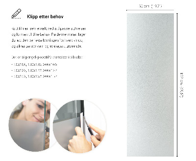 Privacy window film frosted