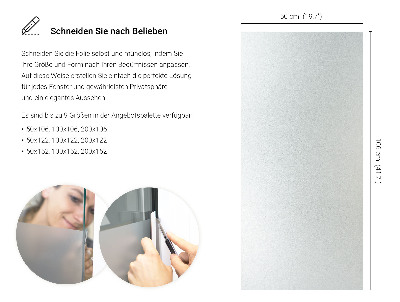 Privacy window film frosted