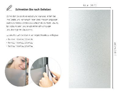 Privacy window film frosted