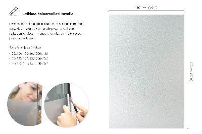 Privacy window film frosted