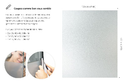 Privacy window film frosted