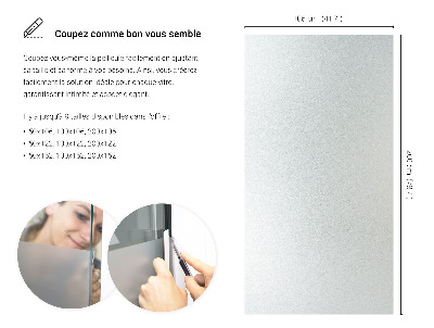 Privacy window film frosted