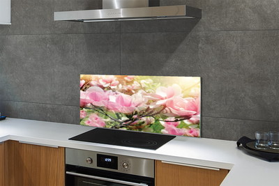 Kitchen Splashback flowers