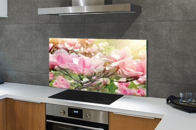 Kitchen Splashback flowers