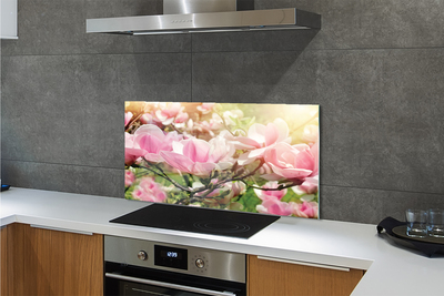 Kitchen Splashback flowers