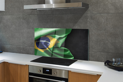 Kitchen Splashback Brazil Flag