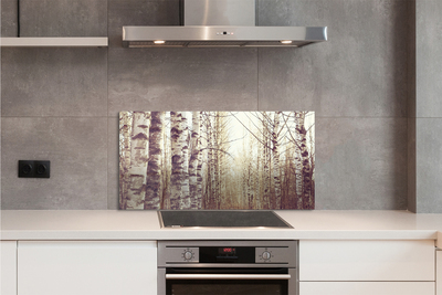 Kitchen Splashback trees