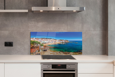 Kitchen Splashback Spain beach city coast