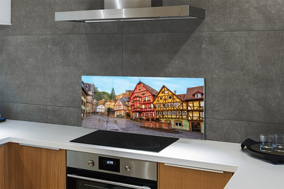 Kitchen Splashback Germany Bayern Old Town