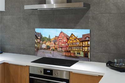 Kitchen Splashback Germany Bayern Old Town