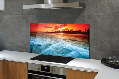 Kitchen Splashback Western Meerbaum