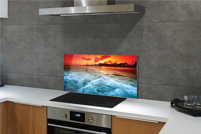 Kitchen Splashback Western Meerbaum