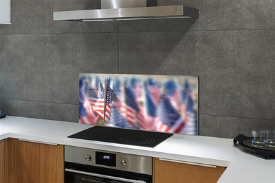 Kitchen Splashback United States flag