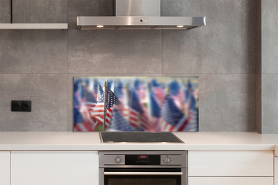 Kitchen Splashback United States flag