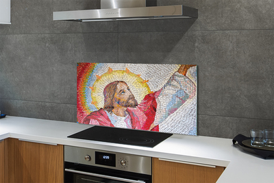Kitchen Splashback Jesus mosaic