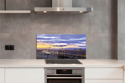 Kitchen Splashback Italy Sunset River Sun