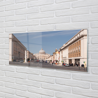 Kitchen Splashback Rome building roads Cathedral