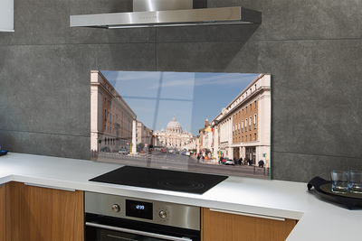 Kitchen Splashback Rome building roads Cathedral