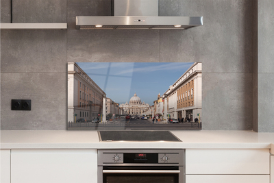 Kitchen Splashback Rome building roads Cathedral