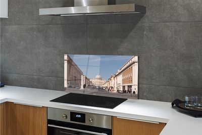 Kitchen Splashback Rome building roads Cathedral