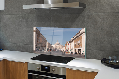 Kitchen Splashback Rome building roads Cathedral