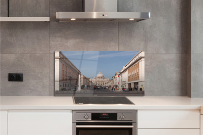 Kitchen Splashback Rome building roads Cathedral